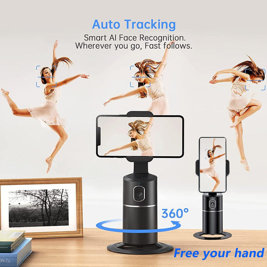 Auto-tracking 360 Tripod (For Phone Use)
